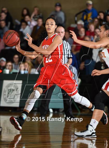 Thumbnail 2 in Incarnate Word Academy vs Kirkwood  (St. Joseph's Academy Shootout) photogallery.