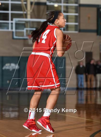Thumbnail 3 in Incarnate Word Academy vs Kirkwood  (St. Joseph's Academy Shootout) photogallery.