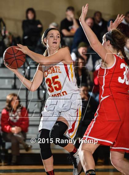 Thumbnail 1 in Incarnate Word Academy vs Kirkwood  (St. Joseph's Academy Shootout) photogallery.