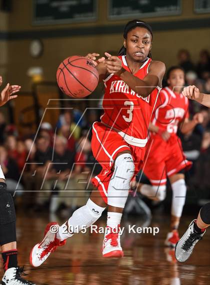 Thumbnail 3 in Incarnate Word Academy vs Kirkwood  (St. Joseph's Academy Shootout) photogallery.