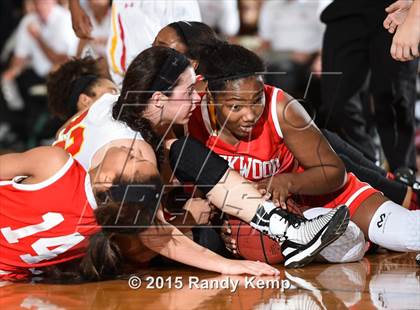 Thumbnail 3 in Incarnate Word Academy vs Kirkwood  (St. Joseph's Academy Shootout) photogallery.