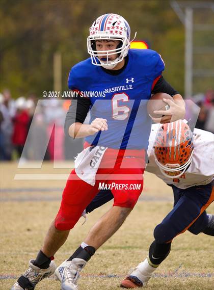Thumbnail 1 in Nashville vs. Pana (IHSA 2A Quarterfinals) photogallery.