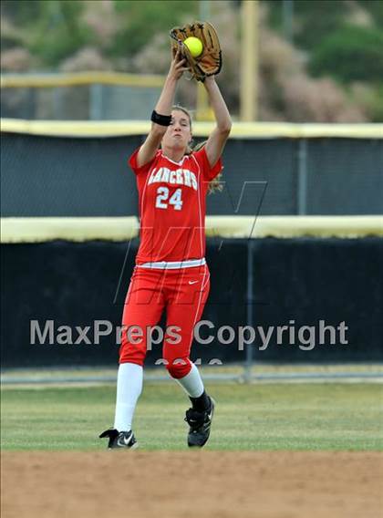 Thumbnail 1 in Orange Lutheran @ Valencia (CIF SS Playoffs) photogallery.