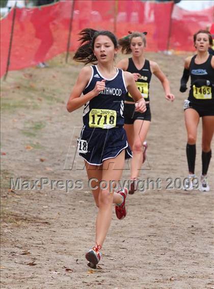 Thumbnail 1 in CIF State Cross Country Championships (D3 Girls) photogallery.