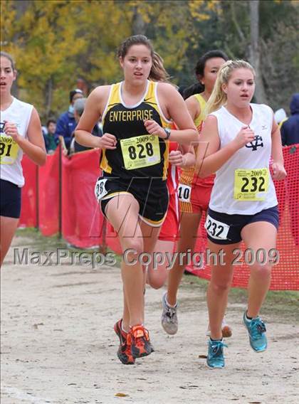 Thumbnail 1 in CIF State Cross Country Championships (D3 Girls) photogallery.