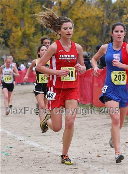 Thumbnail 2 in CIF State Cross Country Championships (D3 Girls) photogallery.