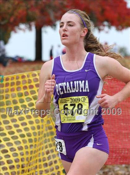 Thumbnail 2 in CIF State Cross Country Championships (D3 Girls) photogallery.