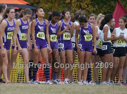 Thumbnail 2 in CIF State Cross Country Championships (D3 Girls) photogallery.