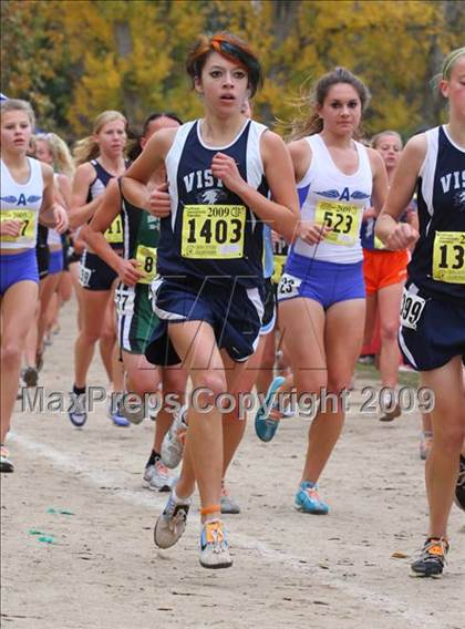 Thumbnail 3 in CIF State Cross Country Championships (D3 Girls) photogallery.