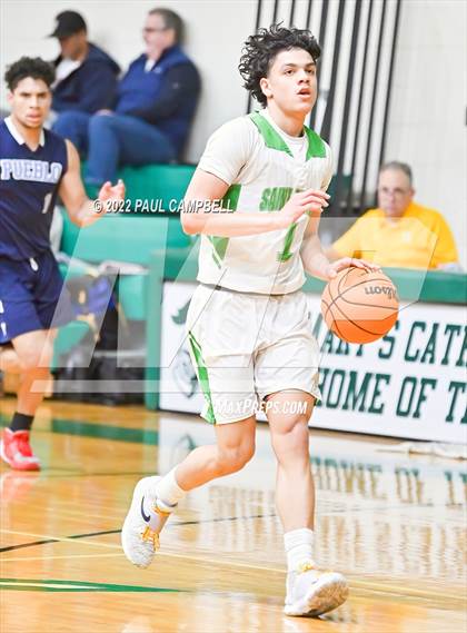 Thumbnail 1 in Pueblo @ St Mary's (AIA D4 Round 1 Playoff) photogallery.