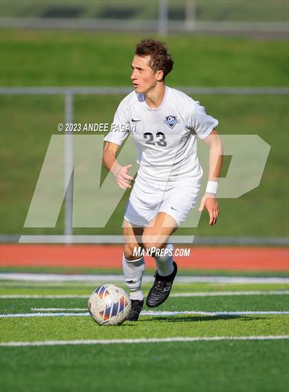 Thumbnail 1 in Holmdel vs Arthur L. Johnson (NJSIAA Central Jersey Group 2 Semifinal)  photogallery.