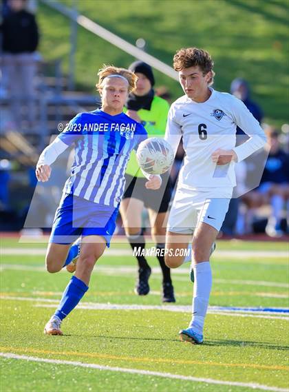 Thumbnail 2 in Holmdel vs Arthur L. Johnson (NJSIAA Central Jersey Group 2 Semifinal)  photogallery.