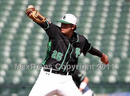 Thumbnail 1 in Leander vs. Carroll (Rock Hardball Classic) photogallery.