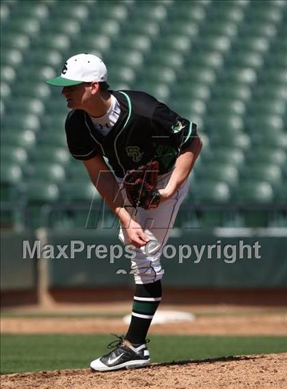 Thumbnail 1 in Leander vs. Carroll (Rock Hardball Classic) photogallery.
