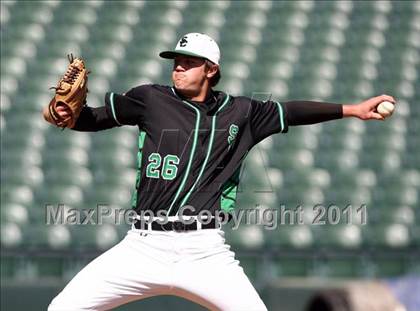 Thumbnail 1 in Leander vs. Carroll (Rock Hardball Classic) photogallery.