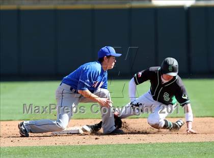 Thumbnail 1 in Leander vs. Carroll (Rock Hardball Classic) photogallery.