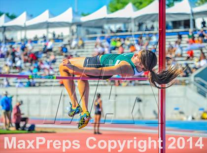 Thumbnail 1 in CIF State Track & Field Championships (Girls High Jump Prelims) photogallery.