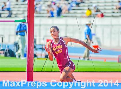 Thumbnail 2 in CIF State Track & Field Championships (Girls High Jump Prelims) photogallery.