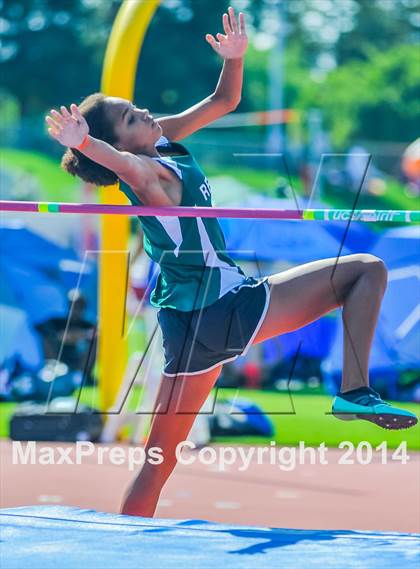 Thumbnail 1 in CIF State Track & Field Championships (Girls High Jump Prelims) photogallery.