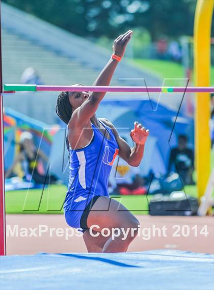 Thumbnail 3 in CIF State Track & Field Championships (Girls High Jump Prelims) photogallery.