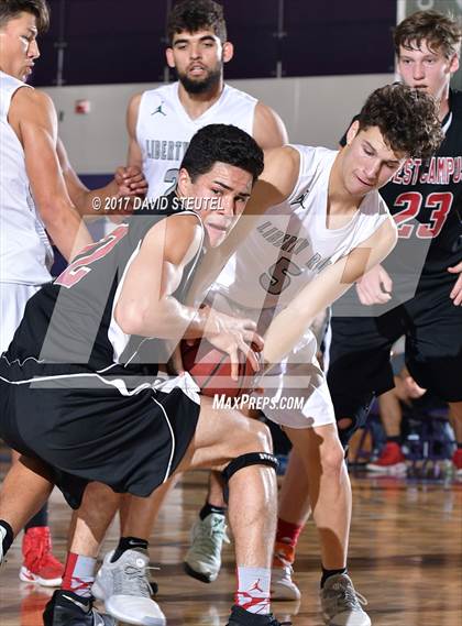 Thumbnail 2 in West Campus vs. Liberty Ranch (St. Hope Elite Classic) photogallery.