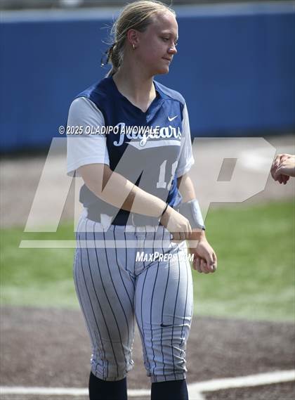 Thumbnail 3 in Flower Mound vs. Midway (UIL 6A Softball Div I State Semifinals) photogallery.