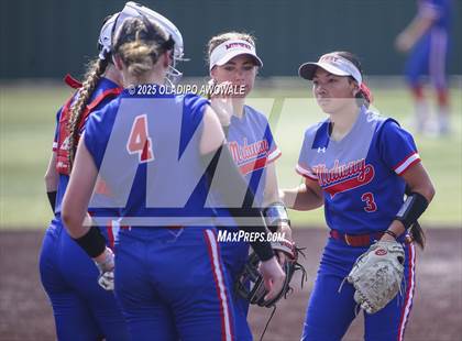 Thumbnail 3 in Flower Mound vs. Midway (UIL 6A Softball Div I State Semifinals) photogallery.