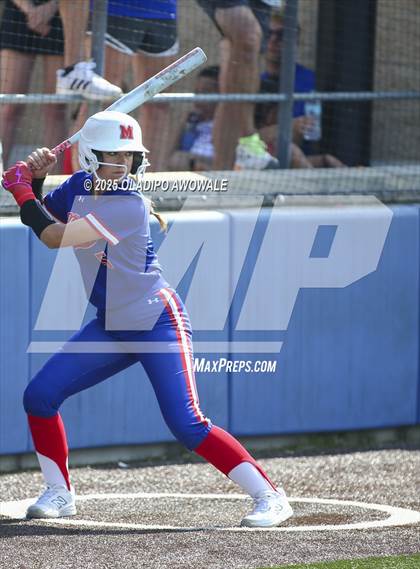 Thumbnail 3 in Flower Mound vs. Midway (UIL 6A Softball Div I State Semifinals) photogallery.