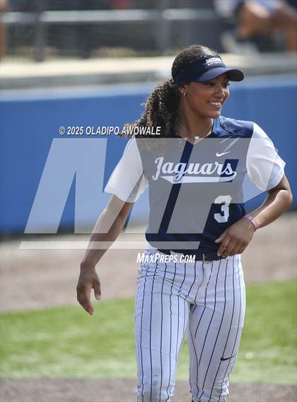 Thumbnail 2 in Flower Mound vs. Midway (UIL 6A Softball Div I State Semifinals) photogallery.