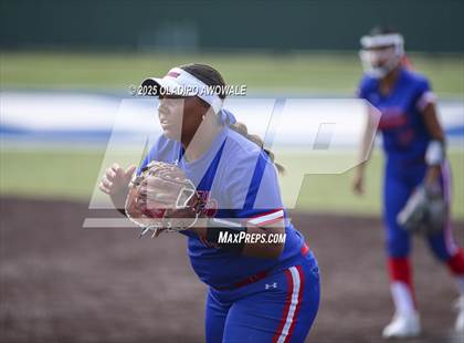 Thumbnail 1 in Flower Mound vs. Midway (UIL 6A Softball Div I State Semifinals) photogallery.