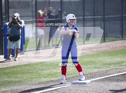Thumbnail 3 in Flower Mound vs. Midway (UIL 6A Softball Div I State Semifinals) photogallery.