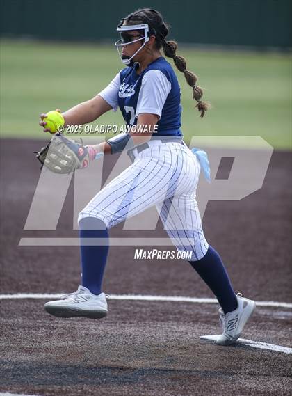 Thumbnail 3 in Flower Mound vs. Midway (UIL 6A Softball Div I State Semifinals) photogallery.
