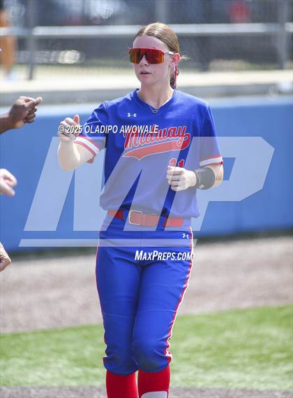 Thumbnail 1 in Flower Mound vs. Midway (UIL 6A Softball Div I State Semifinals) photogallery.