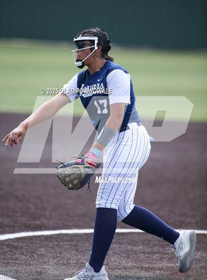 Thumbnail 3 in Flower Mound vs. Midway (UIL 6A Softball Div I State Semifinals) photogallery.