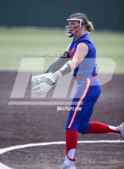 Thumbnail 2 in Flower Mound vs. Midway (UIL 6A Softball Div I State Semifinals) photogallery.