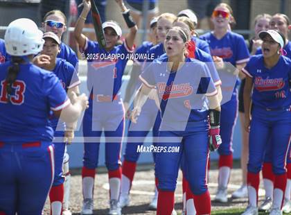 Thumbnail 1 in Flower Mound vs. Midway (UIL 6A Softball Div I State Semifinals) photogallery.