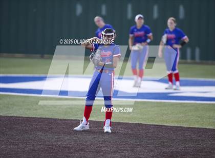 Thumbnail 3 in Flower Mound vs. Midway (UIL 6A Softball Div I State Semifinals) photogallery.