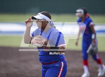 Thumbnail 3 in Flower Mound vs. Midway (UIL 6A Softball Div I State Semifinals) photogallery.