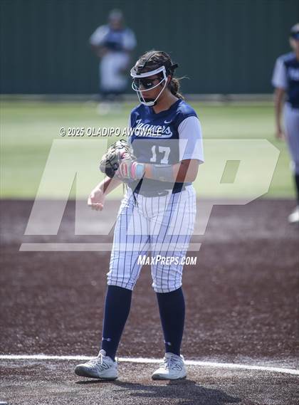 Thumbnail 2 in Flower Mound vs. Midway (UIL 6A Softball Div I State Semifinals) photogallery.