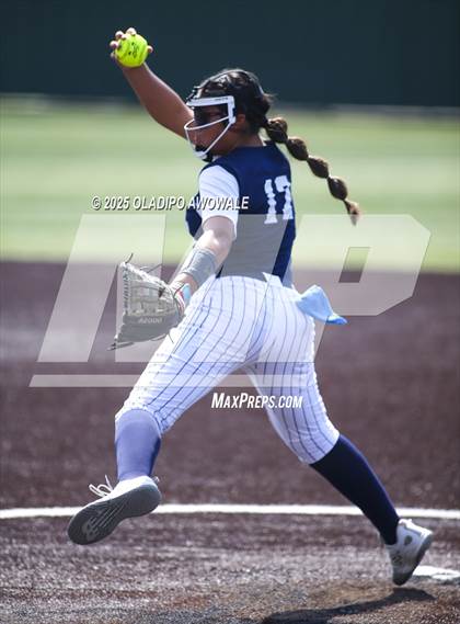 Thumbnail 3 in Flower Mound vs. Midway (UIL 6A Softball Div I State Semifinals) photogallery.