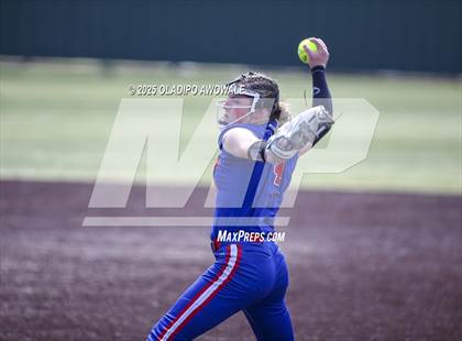 Thumbnail 3 in Flower Mound vs. Midway (UIL 6A Softball Div I State Semifinals) photogallery.