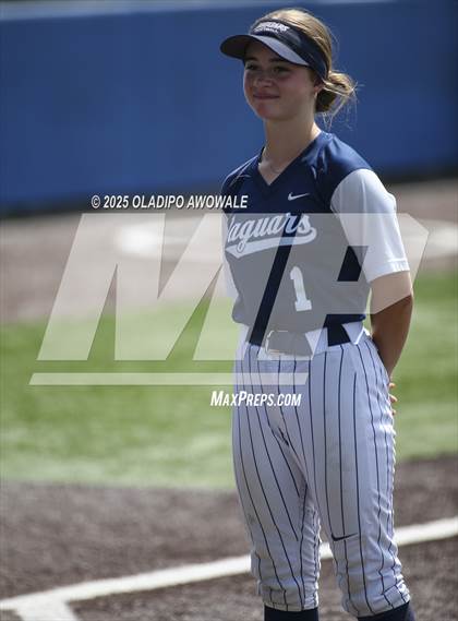 Thumbnail 2 in Flower Mound vs. Midway (UIL 6A Softball Div I State Semifinals) photogallery.