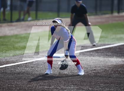 Thumbnail 2 in Flower Mound vs. Midway (UIL 6A Softball Div I State Semifinals) photogallery.