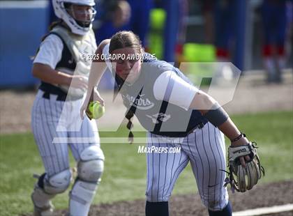 Thumbnail 1 in Flower Mound vs. Midway (UIL 6A Softball Div I State Semifinals) photogallery.