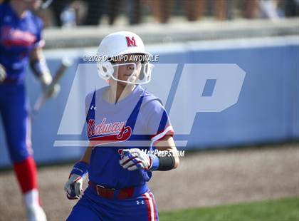 Thumbnail 3 in Flower Mound vs. Midway (UIL 6A Softball Div I State Semifinals) photogallery.