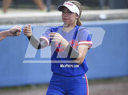 Thumbnail 1 in Flower Mound vs. Midway (UIL 6A Softball Div I State Semifinals) photogallery.