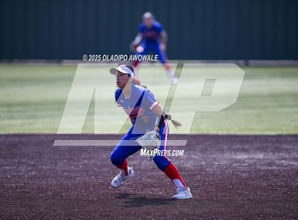 Thumbnail 3 in Flower Mound vs. Midway (UIL 6A Softball Div I State Semifinals) photogallery.
