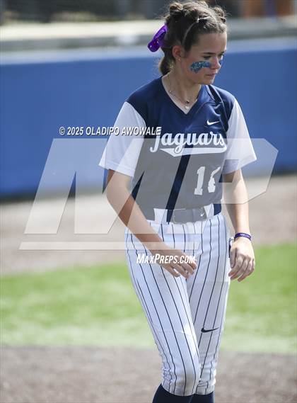 Thumbnail 2 in Flower Mound vs. Midway (UIL 6A Softball Div I State Semifinals) photogallery.