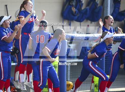 Thumbnail 1 in Flower Mound vs. Midway (UIL 6A Softball Div I State Semifinals) photogallery.