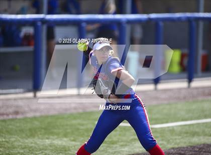 Thumbnail 3 in Flower Mound vs. Midway (UIL 6A Softball Div I State Semifinals) photogallery.